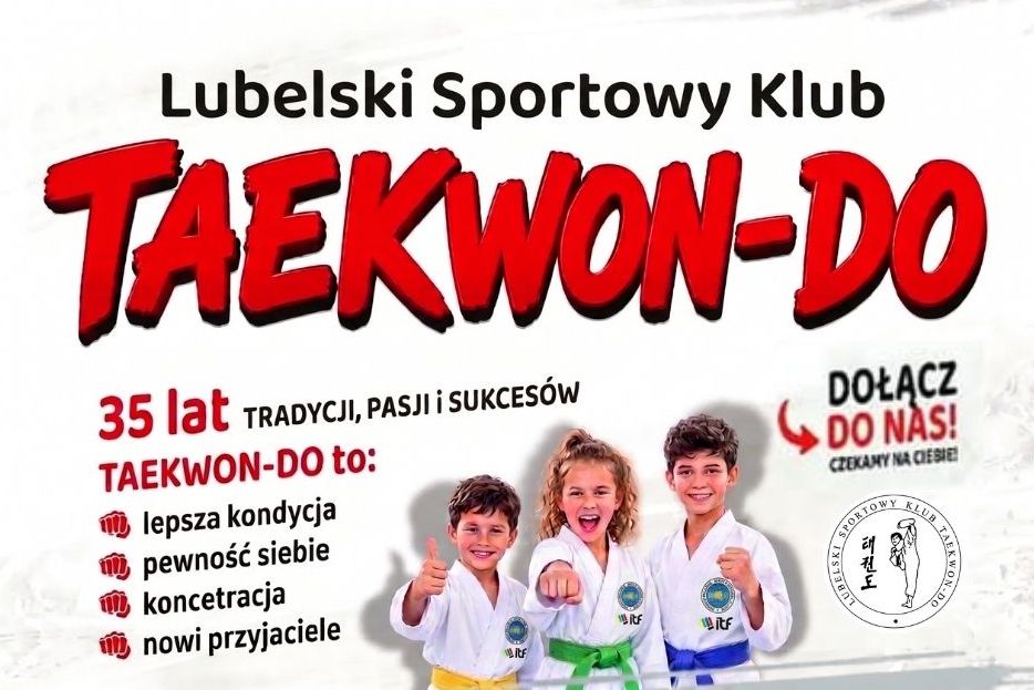 ZAPISY NA TRENINGI TAEKWON-DO 2026/2027 JUŻ TRWAJĄ!